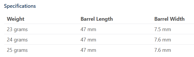 Shot Alchemy Volta 90% Steeldart